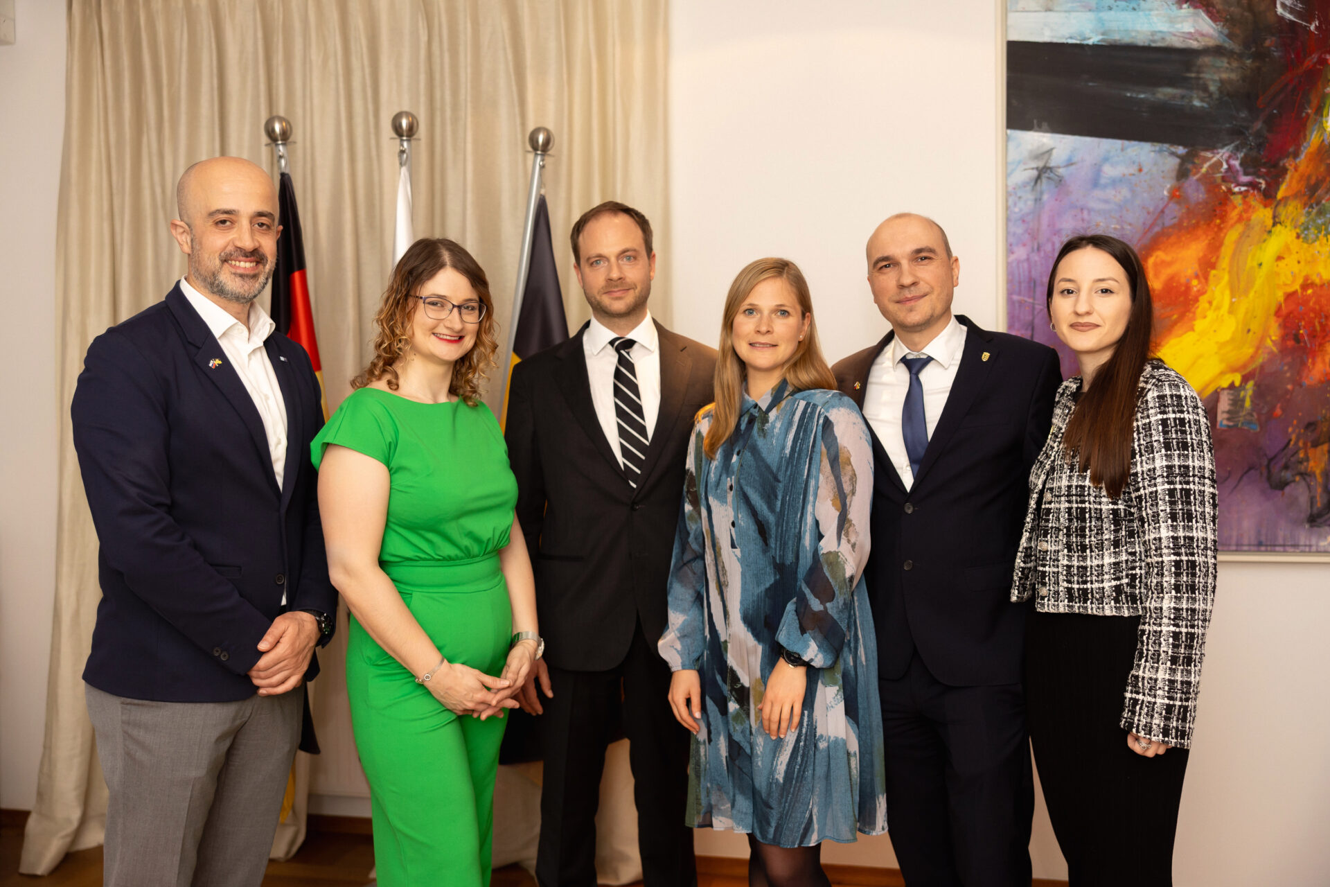 Besuch der deutschen Delegation rund um Sandra Schorrer in Slowenien im April 2025.